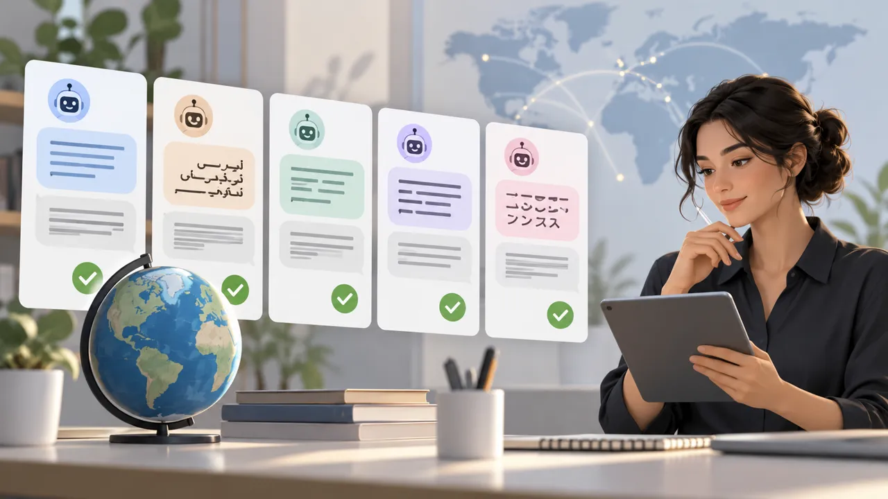 Quality checks for multilingual AI customer replies Quality checks for multilingual AI customer replies