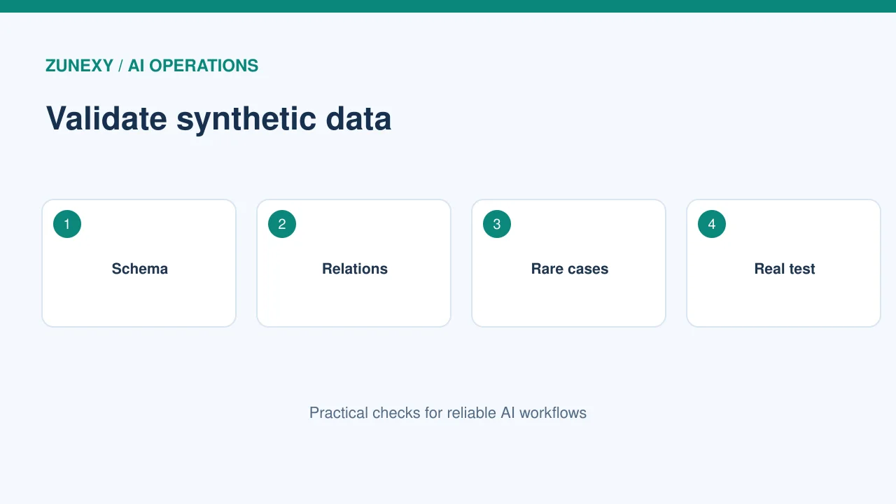 Synthetic data testing visual guide 2