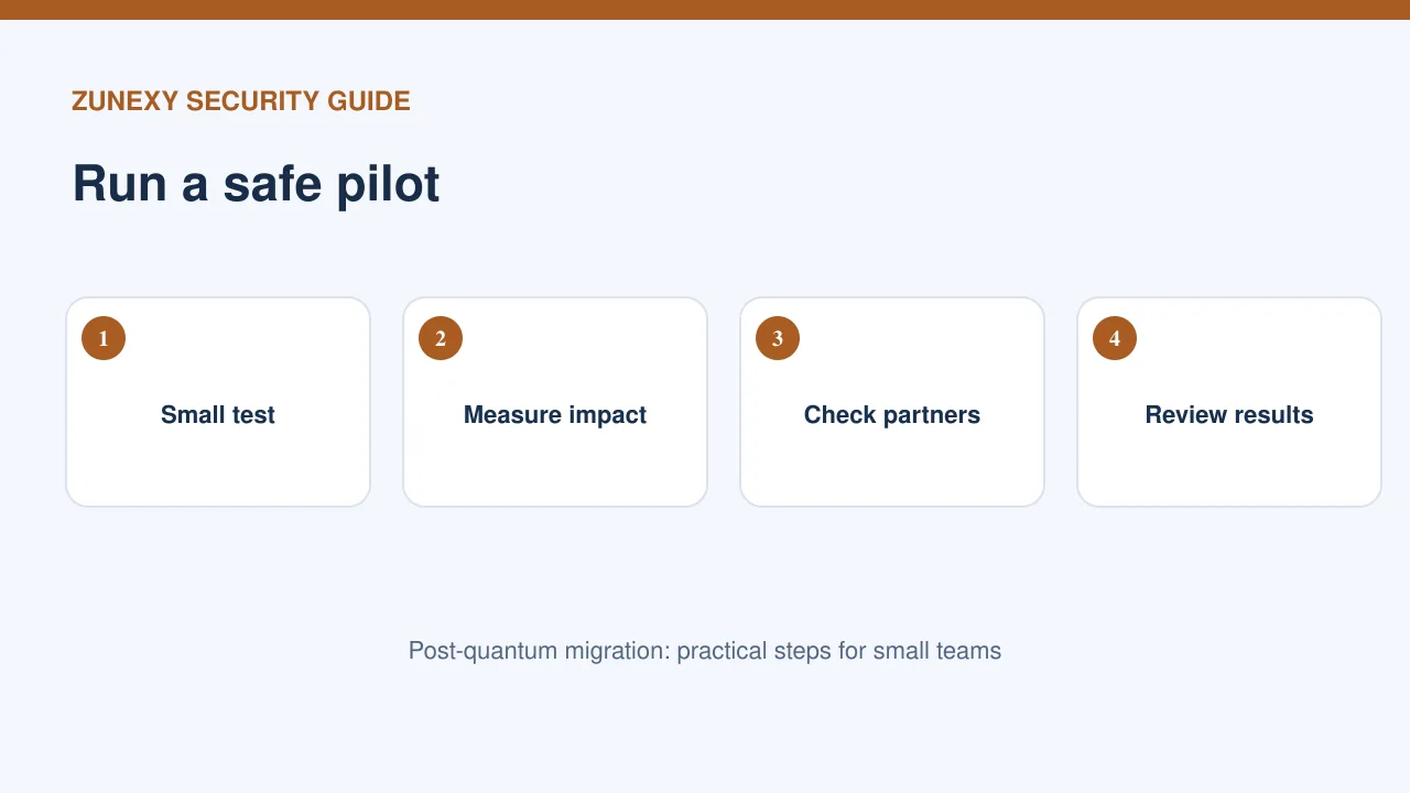 Visual guide to post quantum cryptography migration: step 4